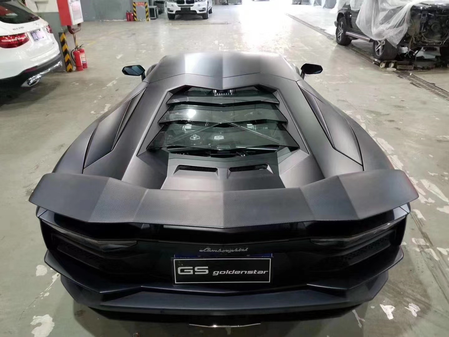 Carbon Fiber Body Kit for Lamborghini LP740S LP740S Upgrade Upgraded MSY Style Front Shovel Diffuser Spoiler Body Kit