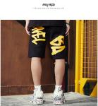5XL 6XL Monogrammed Men Streetwear Shorts Hip Hop Punk Rock Loose Sport Pants
