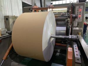 China Single Side PE Coated Brown Kraft Rolling Paper For Beverage Industry wholesale