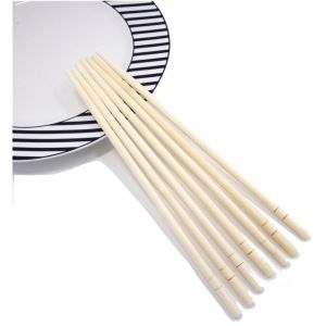 Natural Bamboo Disposable Round Chopsticks Bulk Round Headed Disposable Bamboo