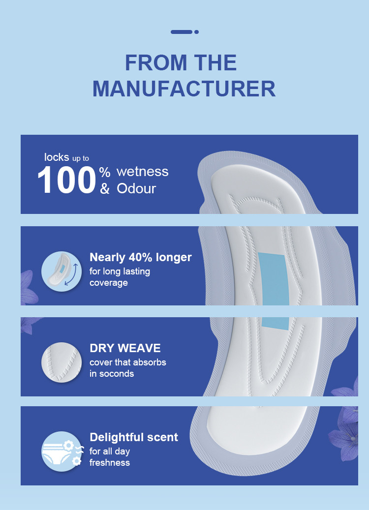 100% Pure Quality Wholesale Price Ultra Thick 6+6+4pcs Night Sanitary Pads Extra Large Disposable Sanitary Napkin