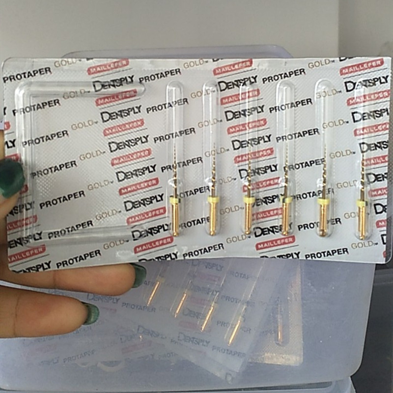 Niti Endo Rotary Files ProTaper Gold Files 6 Files Per Pack