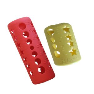 China Heat-Resistant Silicone Sleeve for Glass Baby Bottles wholesale