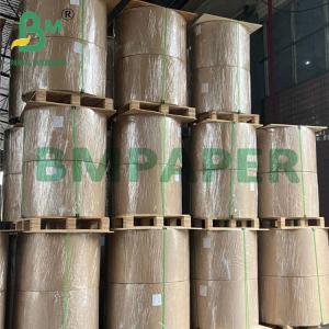 China 120g High Whiteness Good Strength White Kraft Paper Roll 889mm Width wholesale