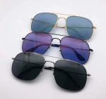 Rectangle retro metal suunglasses Men Women UV protection 400 fasion designs