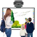 Aluminum Education Interactive Whiteboard , 95 inch Electronic Whiteboard For