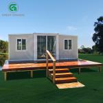 20ft Expandable Homes Manufacturer Galvanized Steel Frame Customized Appearance