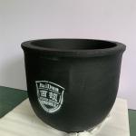 Wipe Clean Balck Metal Melting Crucible Temperature Resistance For Jewelry