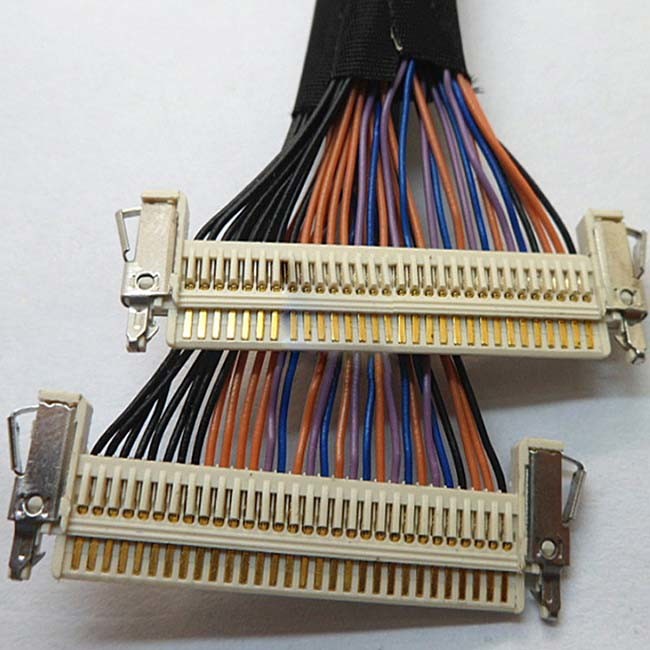 FIX 30P Connection Line 30cores LVDS Cable Assembly OEM ODM