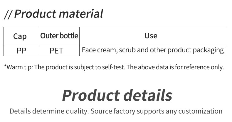 Empty Transparent Plastic Jar 200g 250g Custom Plastic Jars With Lids