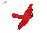 Flying Crane Logo Emergency Patch , Custom Iron On Patches For Garment