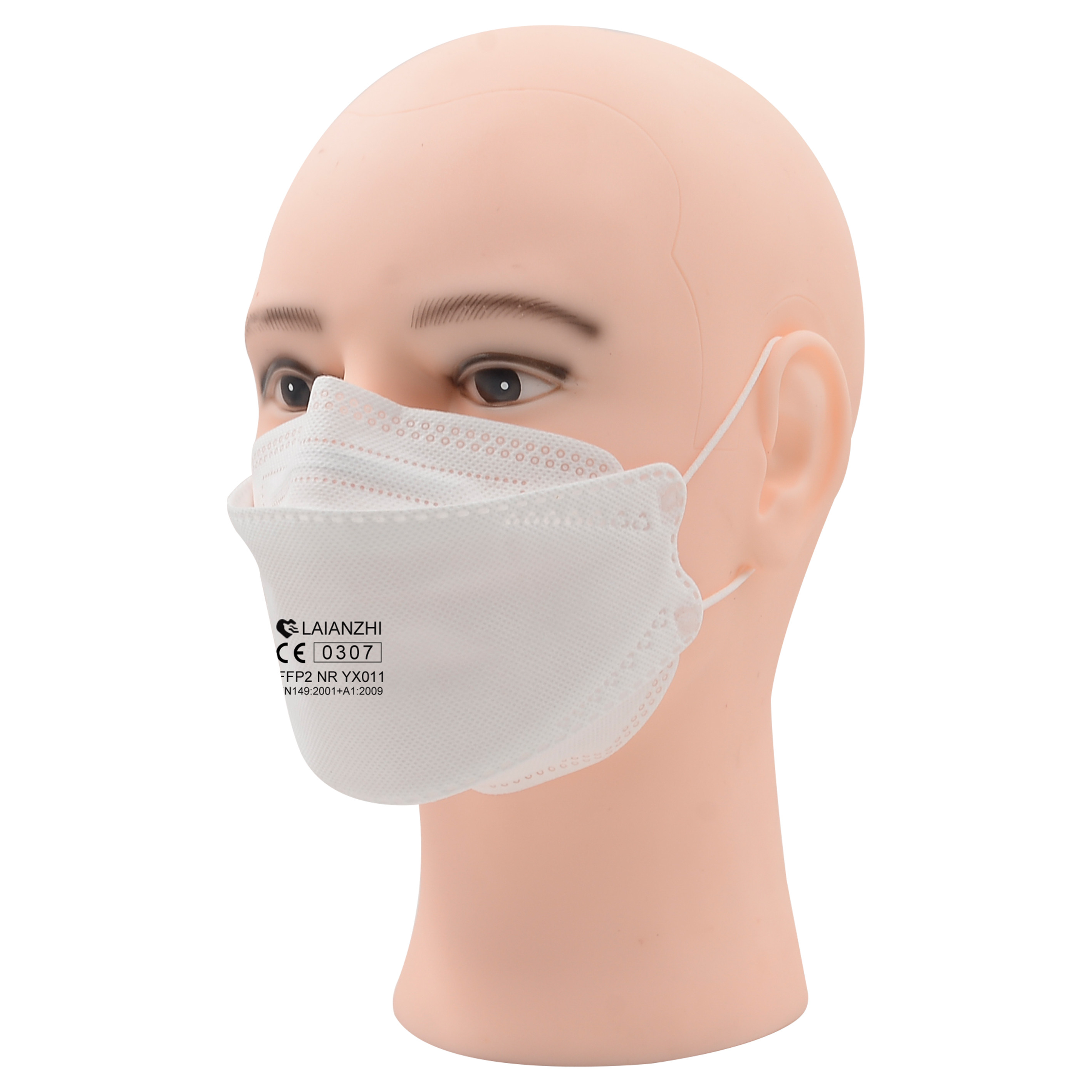 Laboratory FFP2 4 Layer Foldable Fish Type KF94 Face Mask A12009