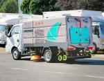 Dongfeng Mini Industrial Road Sweeper Machine , Street Sweeper Cleaning