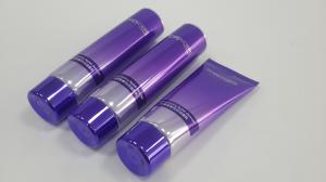 China Gloosy cosmetic Packaging Laminate Tube Container with Electroplated Cap wholesale