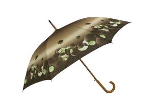 China UV Protection Wooden Stick Umbrella , Classic Umbrella Wooden Handle wholesale