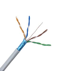 China Single Shielded CAT5E Lan Cable 24awg 305m Ethernet Communication wholesale