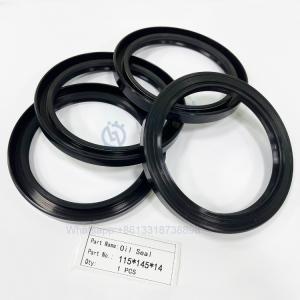 China Hydraulic Seals Element Shaft Oil Seal 115x145x14 Grease FKM Rubber FPM Metric TC wholesale