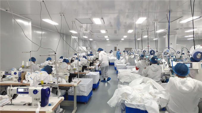 Personal Safety Prevent Virus SF Disposable Medical Coverall Dust Proof