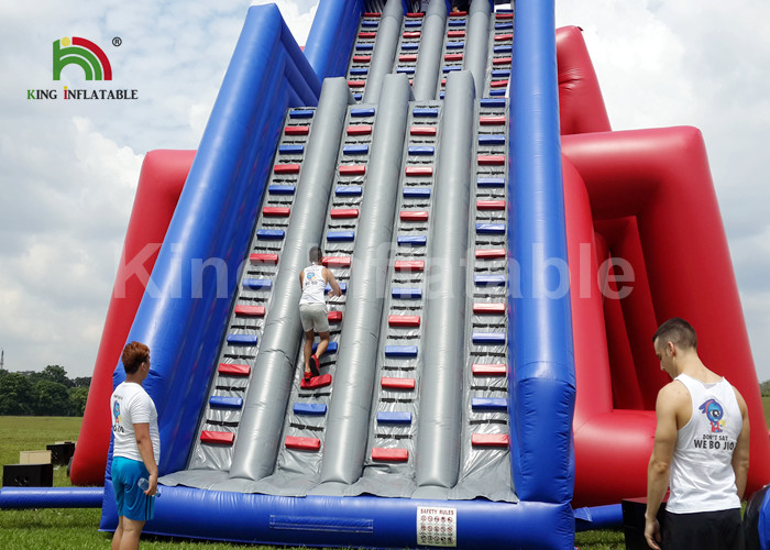 Colorful 25*10m Giant 5K Inflatable Sports Games / Commercial Inflatable Slide