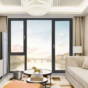 China Customised Powder Spraying Aluminium Glass Window with Soundproof wholesale