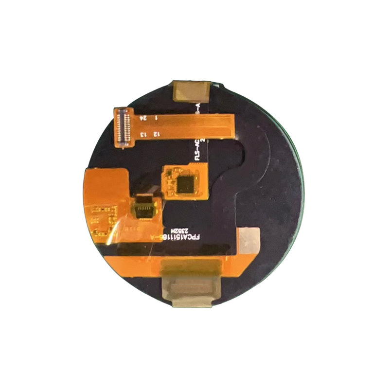 Round AMOLED display1.508 inch with touch panel 466*466 dots 24 pins QSPI interface driving IC CO5300 600c/d
