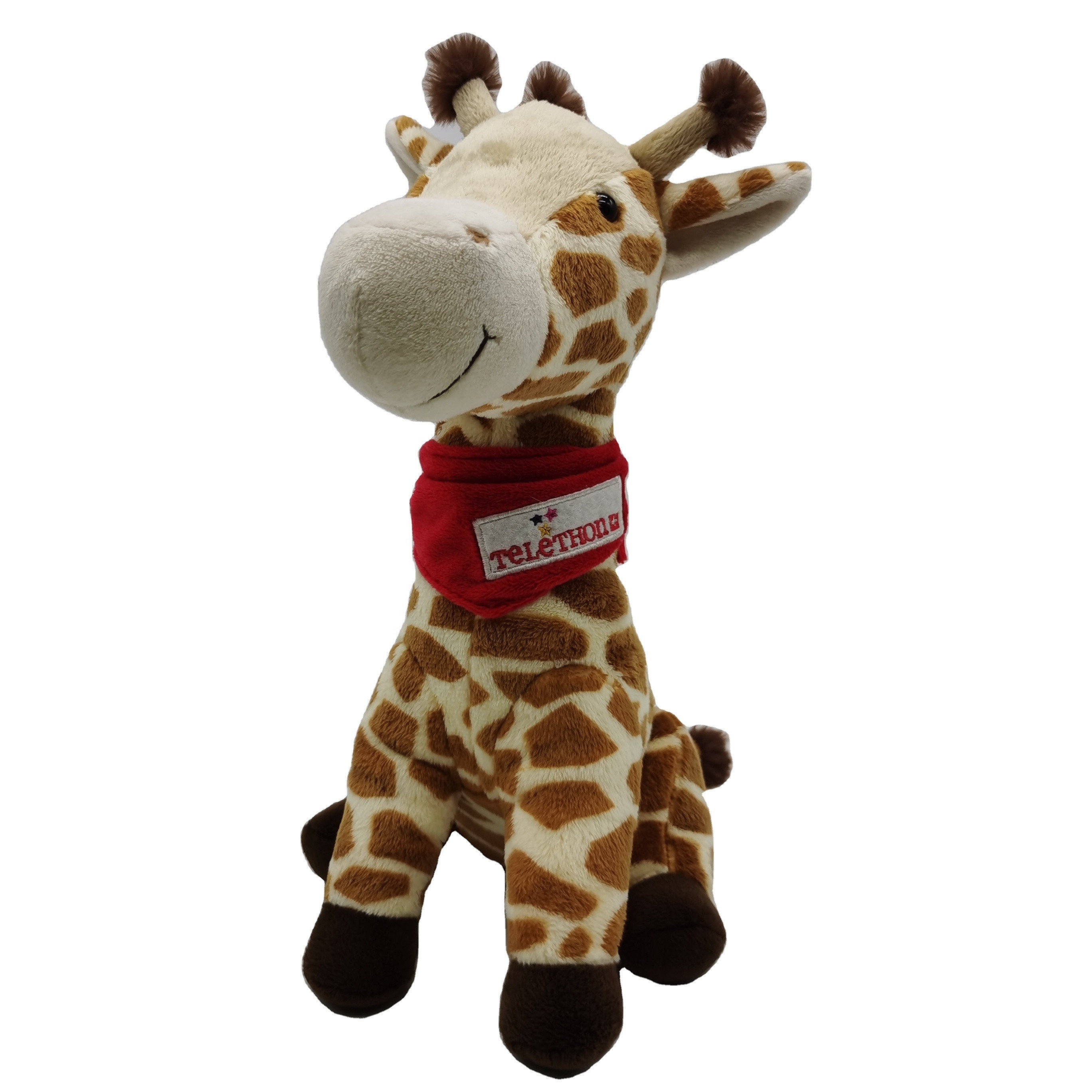 China Anti Fading 25cm Standing Giraffe Stuffed Animal wholesale