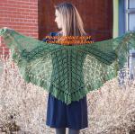Women Crocheted Poncho,Purple Scarf,Wool Knitted Sweater Green Free Knitting
