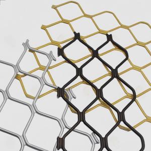 China 6061 6063 Aluminum Diamond Grille Security Screen Powder Coating / Oxidation wholesale