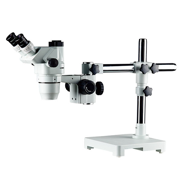 stereo zoom microscope trinocular zoom microscope boom stand unit with