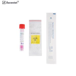 China New Nylon / Cotton Material Medical Swab Saliva Sample Collection Kit Tube wholesale