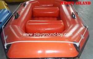 China Water Funny Kids Inflatable Bouncer For Fishing Boats Exciting River Rafting Boat RXK-00201 wholesale