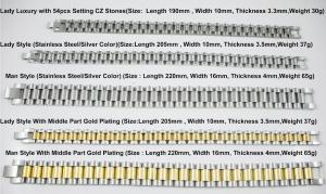 China High Quality 316L Stainless Steel Watch Band Strap Bracelets Collection wholesale