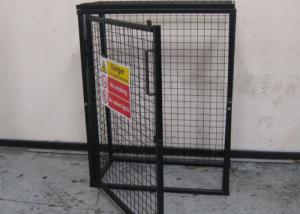China Black Powder Coating Gas Cylinder Cages Flexible / Foldable Easy Install wholesale