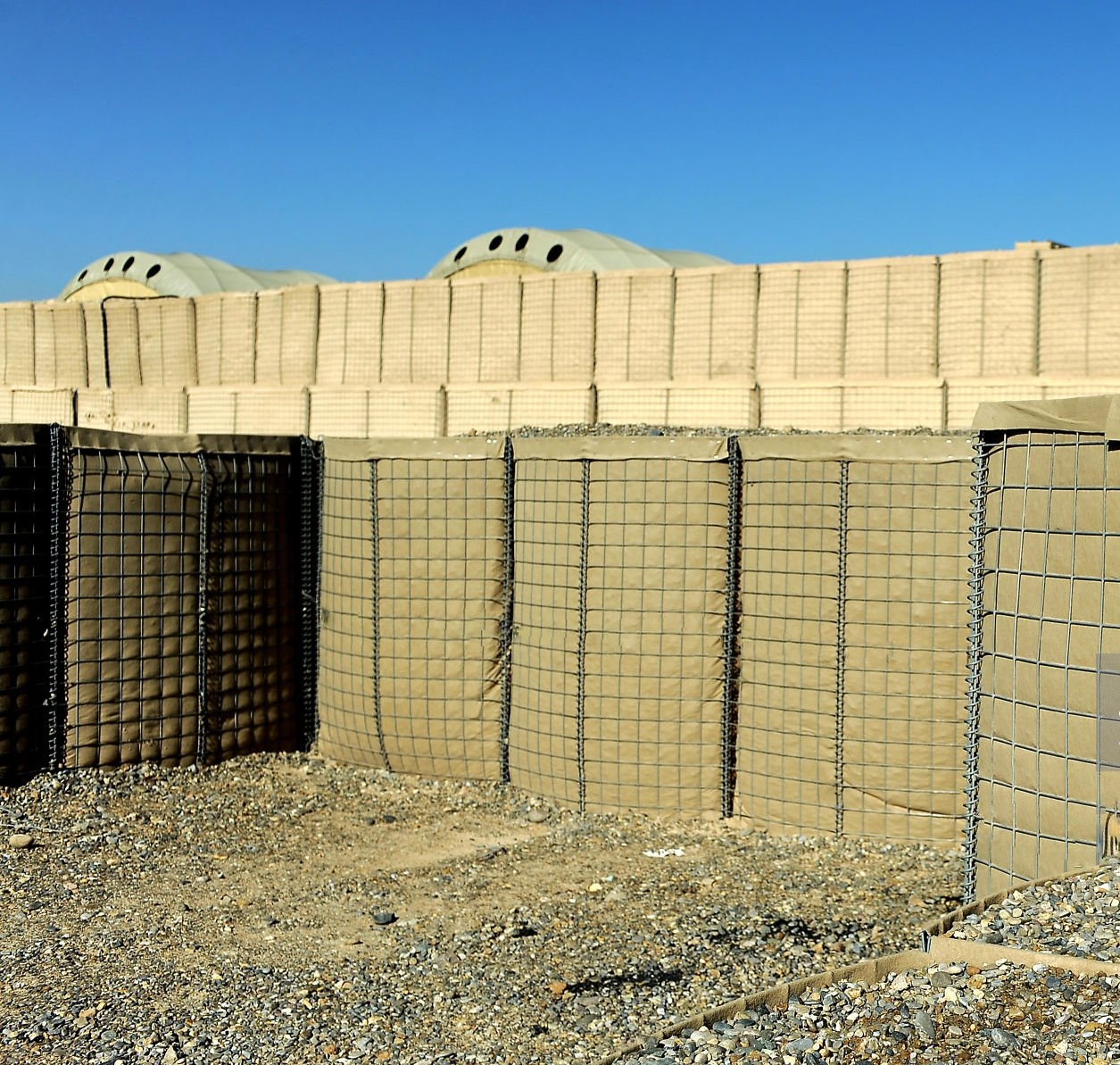 4mm Security Welded Gabion Baskets Flood Control Barriers Wear Resisting