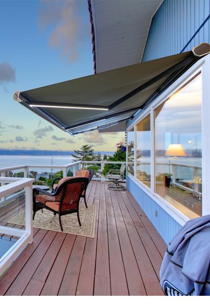 Residential Shops Hotel Retractable Awning Window Retractable Awning