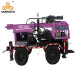 Portable Water Drilling Machine Small Hydraulic Trailer Mounted Water Well