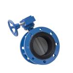 Double Flange Butterfly Valve Gearbox Operated Ductile Iron