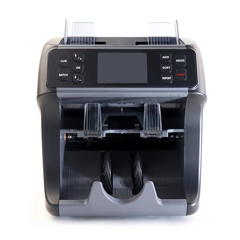 USD EUR GBP COP ARS Multi-currency Sorter with 2 pocket 2 CIS TFT screen support printer FMD-900