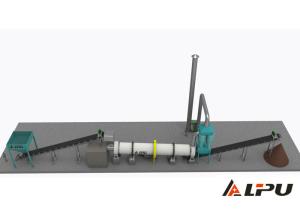 China Environmental Protection Industrial Pork Manure Drying Equipment wholesale