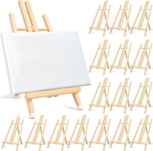 China 16''X 7.5'' Art Painting Wooden Easel H Frame Tabletop Display Easel For Events wholesale