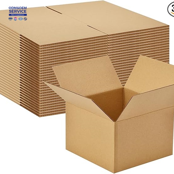 Custom Carton Manufacturer Corrugated Mailing Delivery Cardboard File Shipping Black Box Storage Packaging Carton Box
