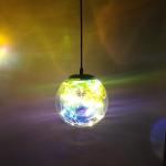 Fashion Glass Ball Pendant Light Modern LED Indoor Lamp Restaurant Dining Room