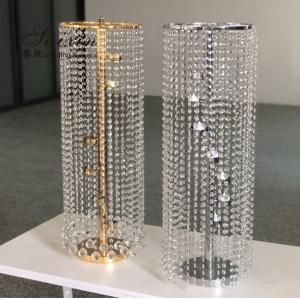 China Clear Cemetery Flower Stand Wedding Centerpiece Table Decoration wholesale