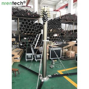 China 6m locking pneumatic telescopic mast 70kg payloads-mobile telecom mast tower-telescoping mast-radio antenna masts 6m wholesale
