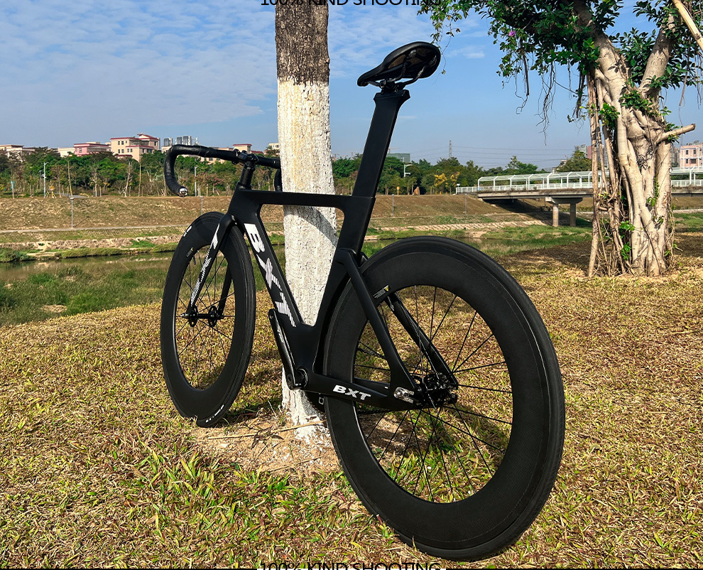 Professional Carbon Fiber Track Bike 700C EPS Technology Fixed Gear Bicycle
