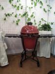 Outdoor Red Pizza SGS 21.5 Inch 54.6cm Ceramic BBQ Grill