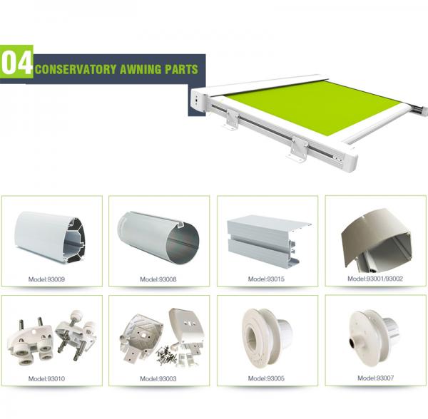 Heavy Duty Retractable Roof Awning Remote Motor Sunshade Waterproof Retractable Pergola Awnings