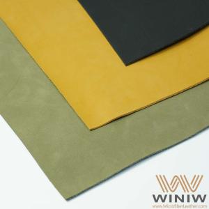 China High Quality Surface Finish Synthetic Microfiber Nubuck Leather Fabric wholesale