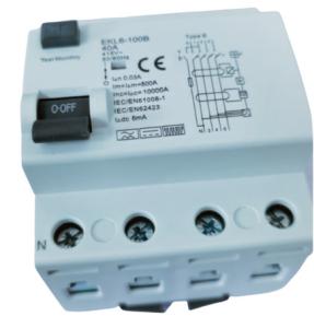 China DC 6mA 4P Residual Current Protection Device 50 / 60Hz Rated Frequency wholesale