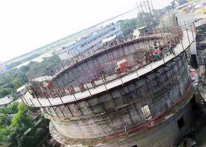 High Safety Sliding Climbing Formwork System With Short Construction Period